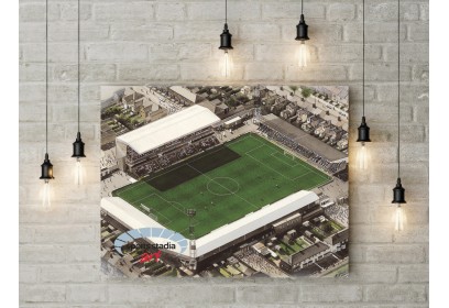 Grimsby Town FC Blundell Park Stadium Wall Art Canvas